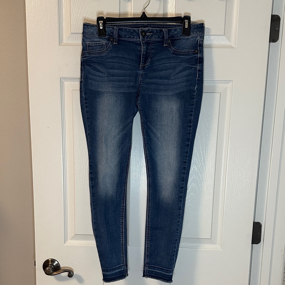 Maurices Dark Blue Skinny Jeans